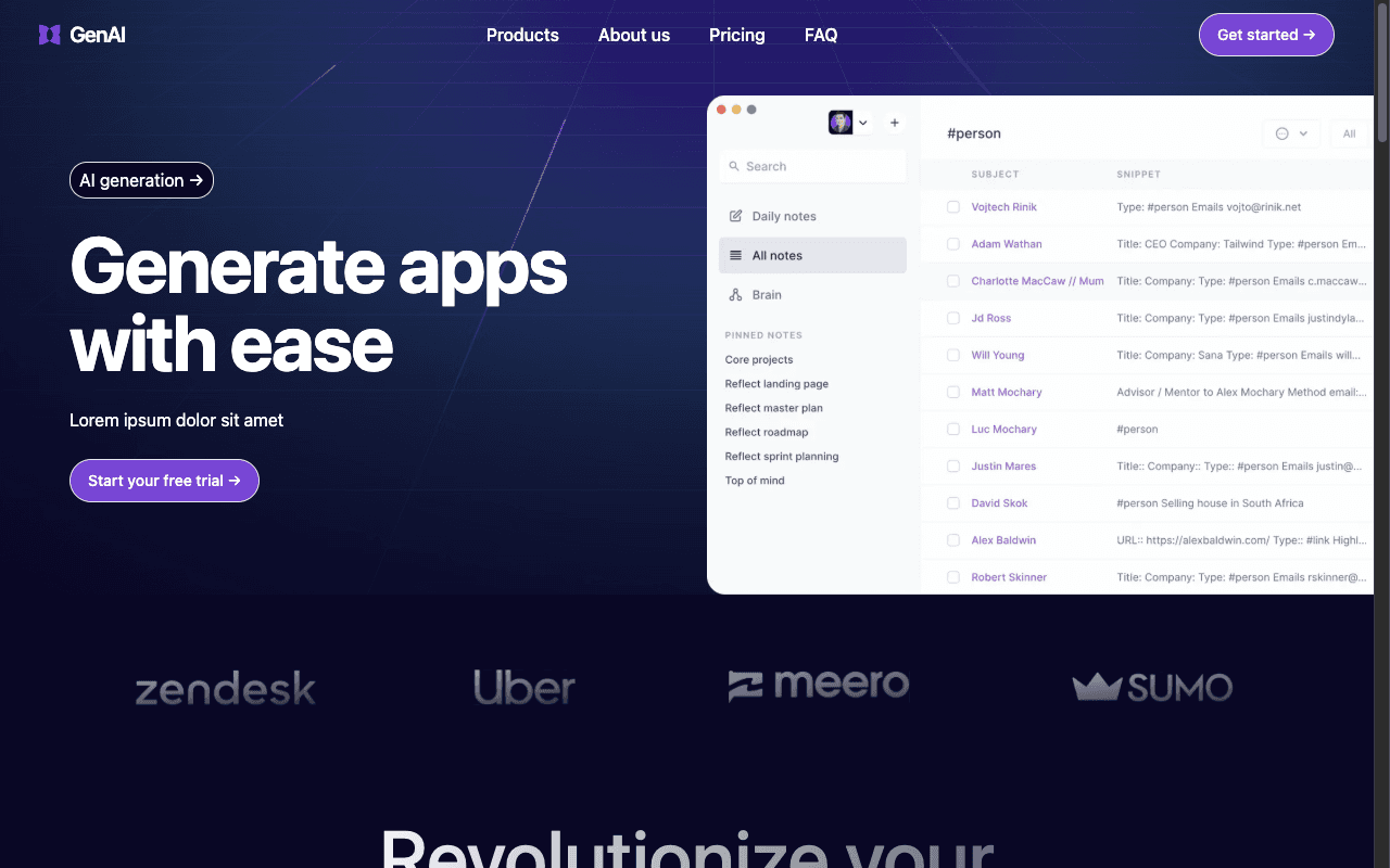 GenAI Apps Generator: Scaffolding for AI powered apps