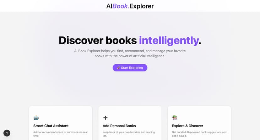 AI Book Explorer