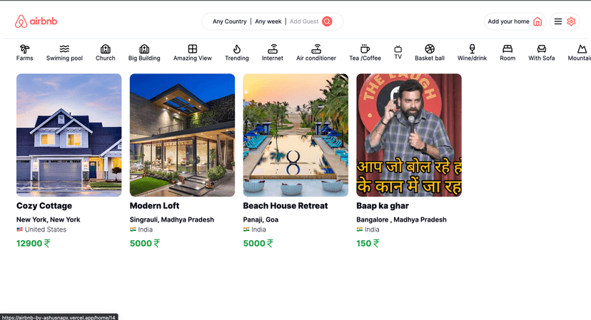 Airbnb Clone